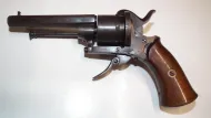 Pinfire Antique 7mm Pocket Revolver.
