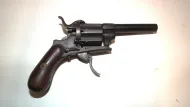 Pinfire 7mm Antique Revolver. AF.