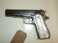 Airsoft Colt 1911A1 Satin Nickel Gas Pistol